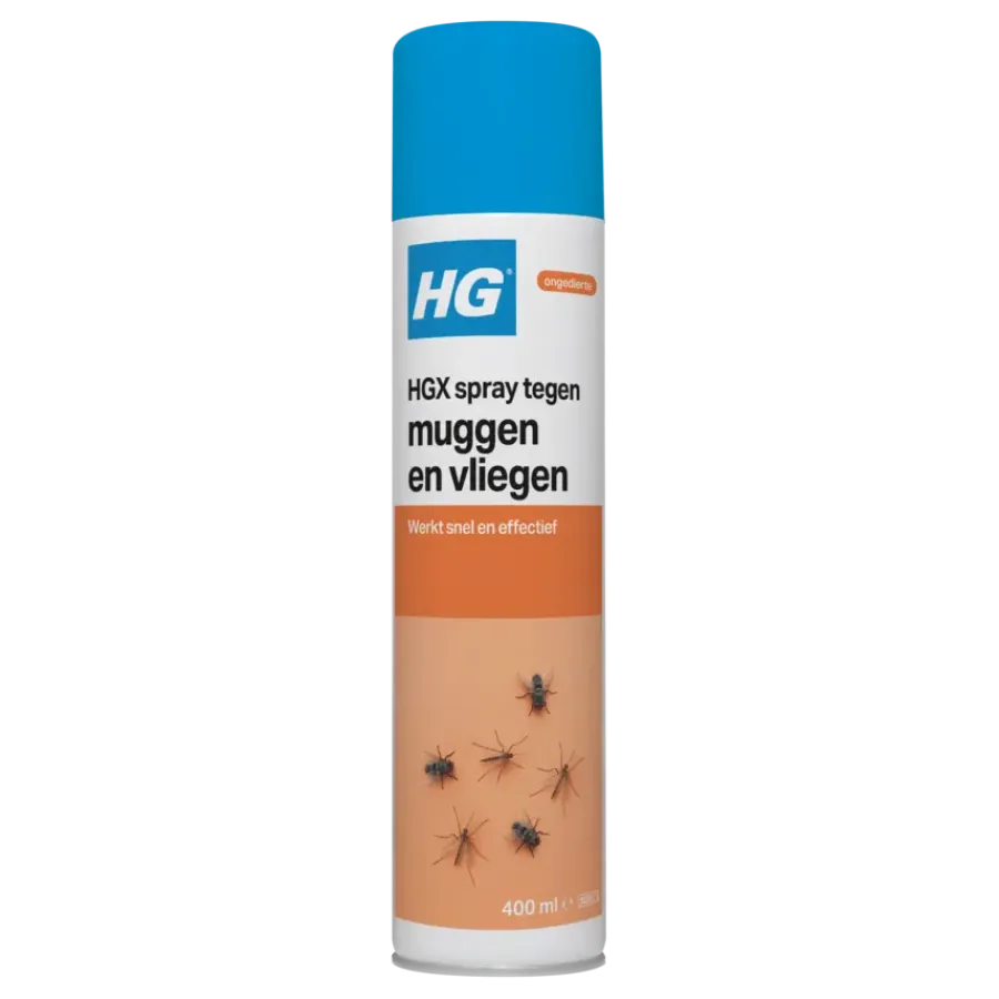 HG X spray tegen muggen en vliegen 400 ml