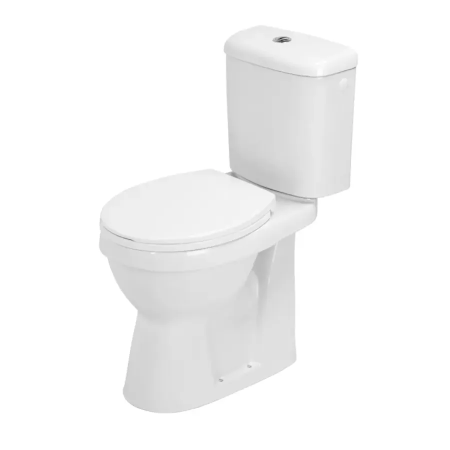 Atlantic Highland duoblok toilet 7 cm verhoogd muuraansluiting