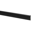 Hockeystickprofiel kunststof zwart 8x21 mm lengte 260 cm