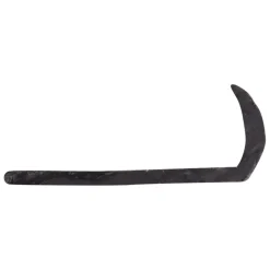 Hockeystickprofiel kunststof zwart 8x21 mm lengte 260 cm