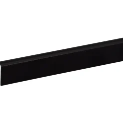 Hockeystickprofiel kunststof zwart 8x21 mm lengte 260 cm