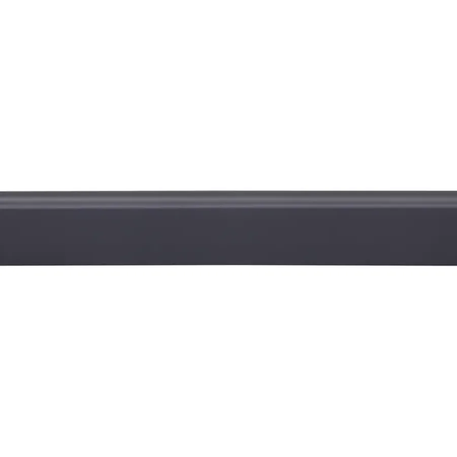 Geen Hockeystickprofiel kunststof antraciet 8x21 mm 260cm