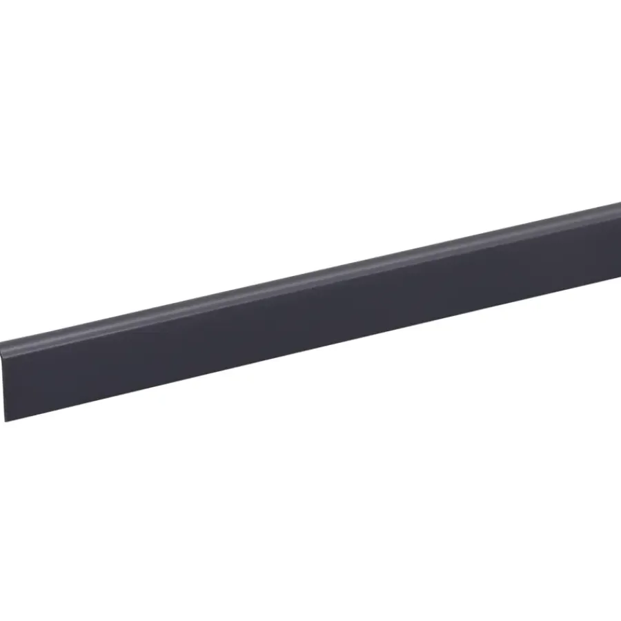 Geen Hockeystickprofiel kunststof antraciet 8x21 mm 260cm