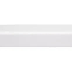 Hoeklat grenen wit gelakt 27x27mm 270cm