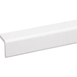 Hoeklat grenen wit gelakt 27x27mm 270cm