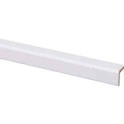 Hoeklat MDF 20x20 mm lengte 260 cm gegrond