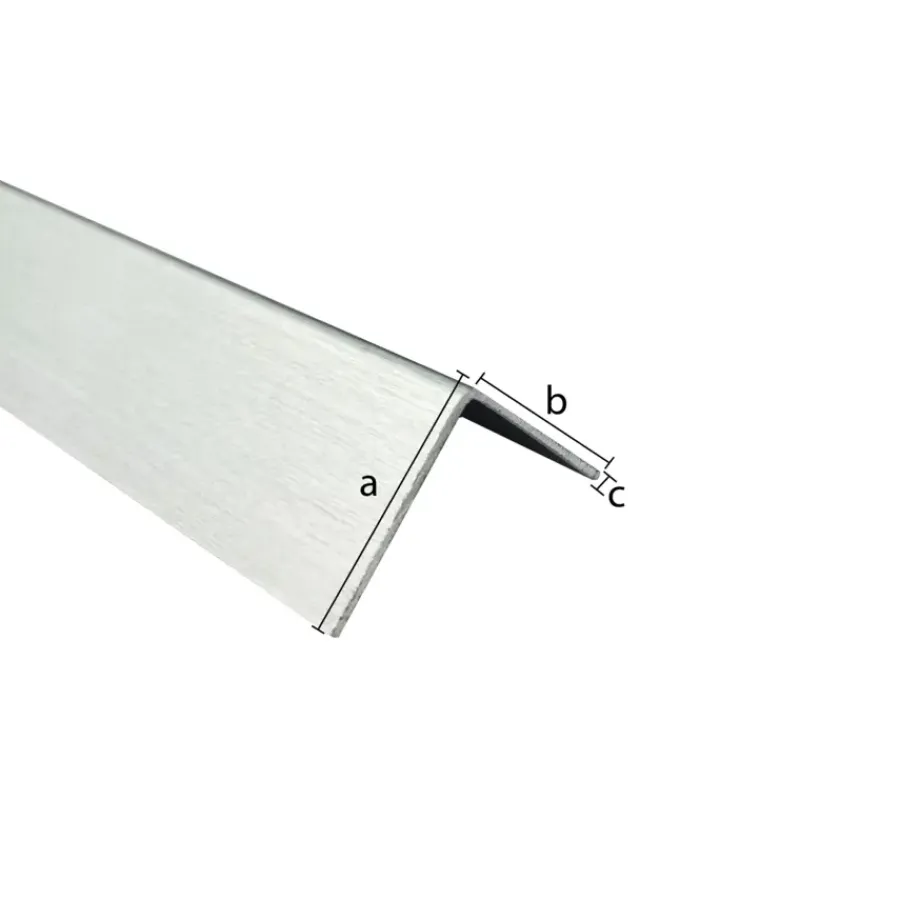 Geen Hoekprofiel aluminium brut 30x30x1x1000mm