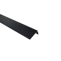 Geen Hoekprofiel aluminium mat zwart 20x10x1x1000mm