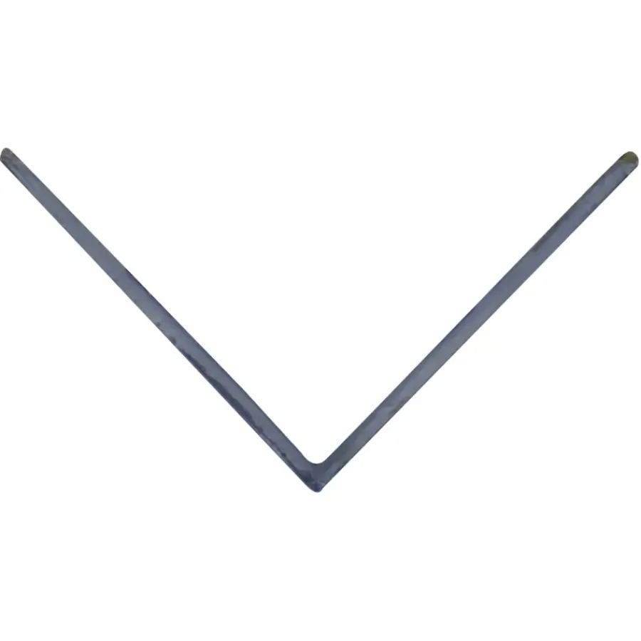 Geen Hoekprofiel antraciet 20x20mm 260cm zelfklevend