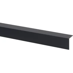 Hoekprofiel kunststof antraciet 30x30 mm 260 cm