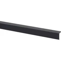 Hoekprofiel kunststof antraciet 20x20 mm 260 cm