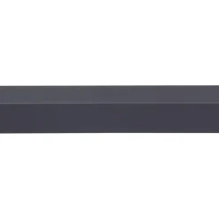 Hoekprofiel kunststof antraciet 20x20 mm 260 cm