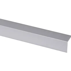 Hoekprofiel kunststof RVS look zelfklevend 25x25mm 260cm