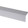 Hoekprofiel kunststof RVS look zelfklevend 40x40mm 260cm