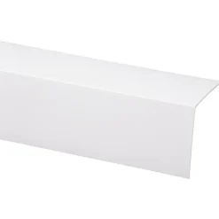 Hoekprofiel kunststof wit 40x40 mm 260 cm