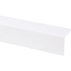 Hoekprofiel kunststof wit 50x50 mm 260 cm
