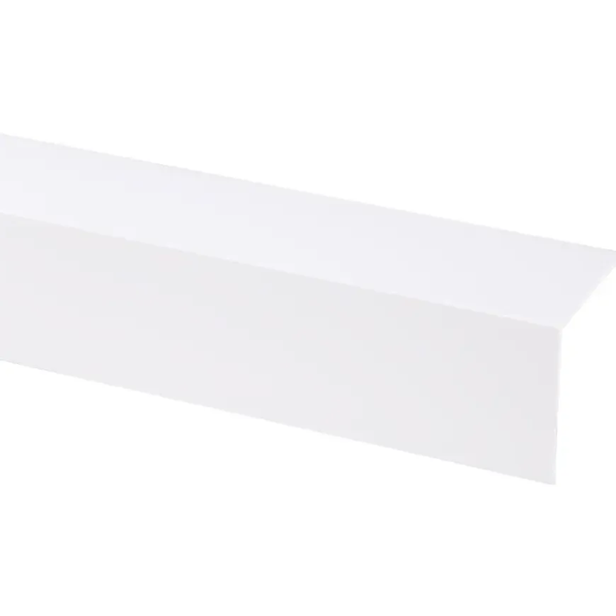 Hoekprofiel kunststof wit 50x50 mm 260 cm