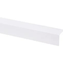 Hoekprofiel kunststof wit 30x30 mm 260 cm