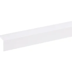 Hoekprofiel kunststof wit 25x25 mm 260 cm