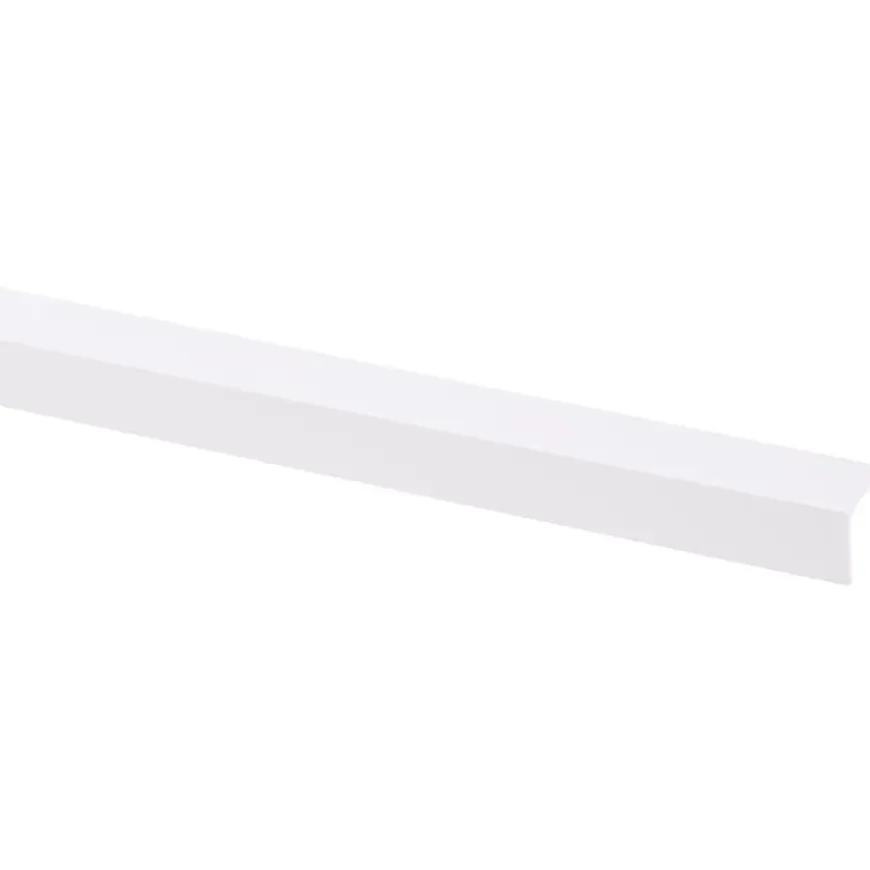 Hoekprofiel kunststof wit 15x15 mm 260 cm