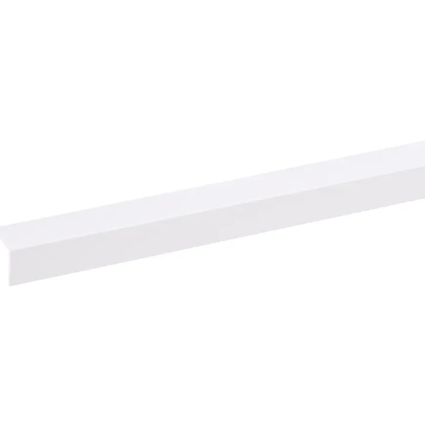 Hoekprofiel kunststof wit 15x15 mm 260 cm