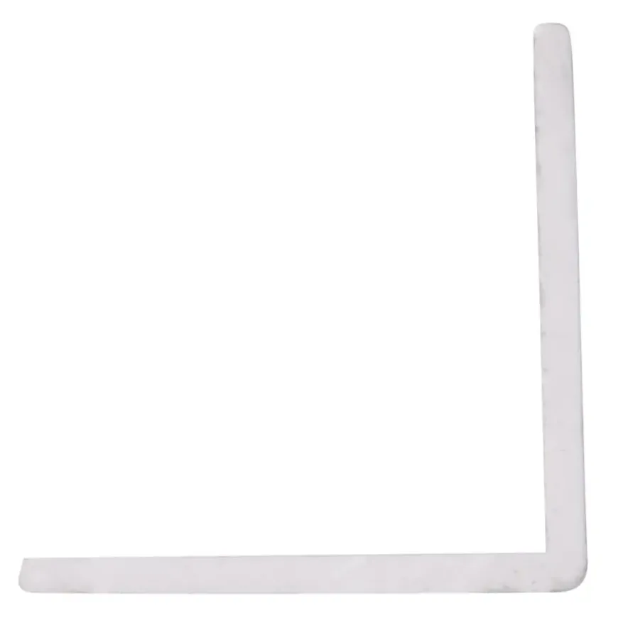 Hoekprofiel kunststof wit 15x15 mm 260 cm