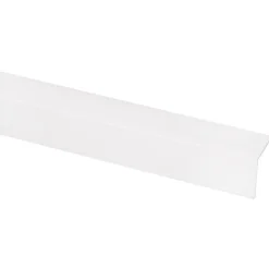 Hoekprofiel kunststof wit zelfklevend 20x20mm 260cm