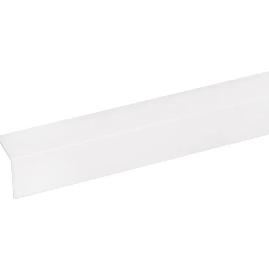 Hoekprofiel kunststof wit zelfklevend 20x20mm 260cm