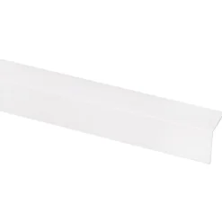 Hoekprofiel kunststof wit zelfklevend 20x20mm 260cm
