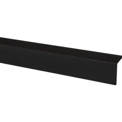 Geen Hoekprofiel kunststof zwart 40x40mm 260 cm