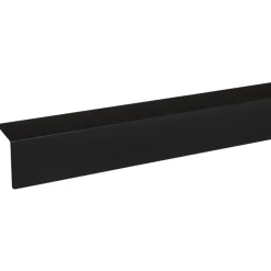 Geen Hoekprofiel kunststof zwart 40x40mm 260 cm