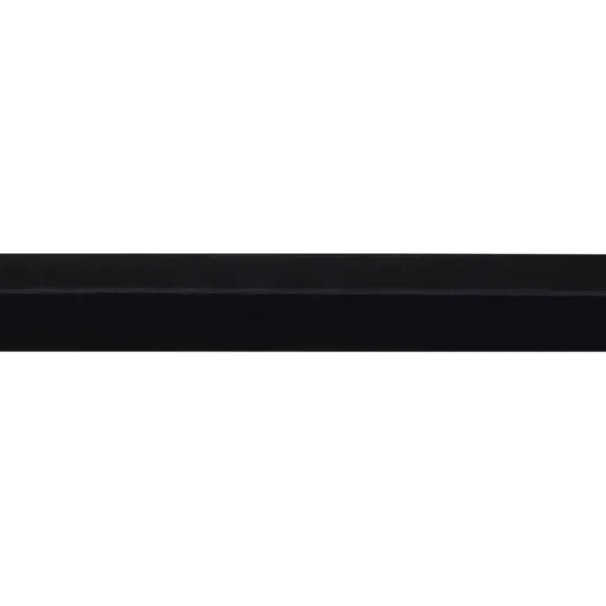 Hoekprofiel kunststof zwart 15x15 mm 260 cm