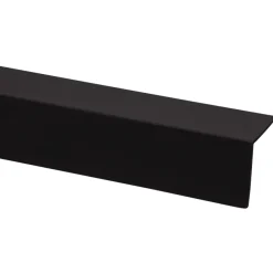Hoekprofiel kunststof zwart 30x30 mm 260 cm
