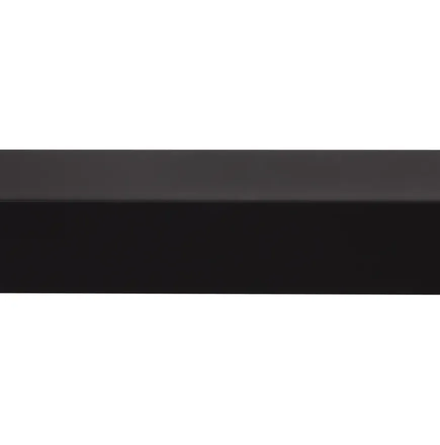 Hoekprofiel kunststof zwart 30x30 mm 260 cm
