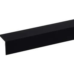 Hoekprofiel kunststof zwart 35x35mm 260cm