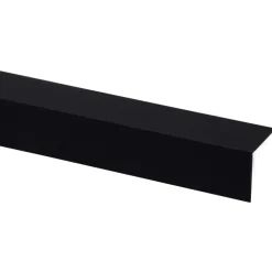 Hoekprofiel kunststof zwart 35x35mm 260cm