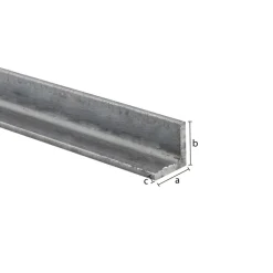 Geen Hoekprofiel staal 25x25x3x1000mm