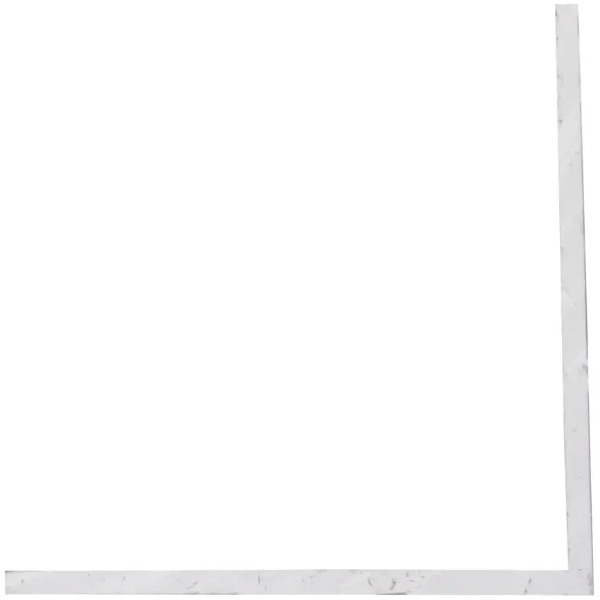 Hoekprofiel 2600 x 35mm wit
