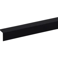 Hoekprofiel zwart 25x25mm 260cm