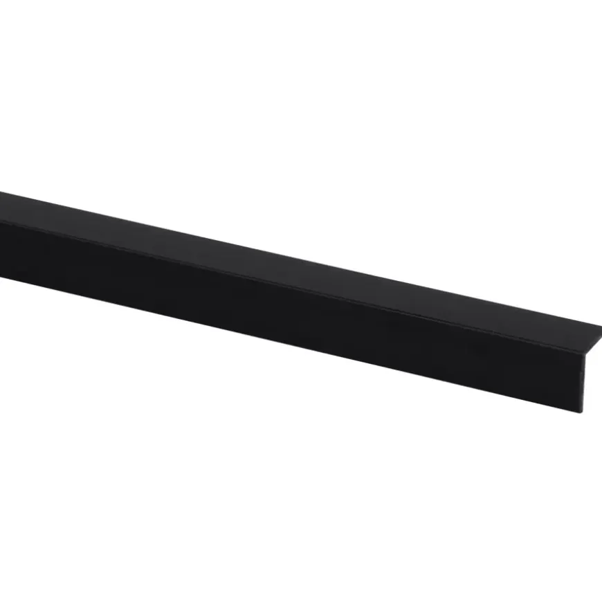 Hoekprofiel zwart 15x15mm 260cm zelfklevend