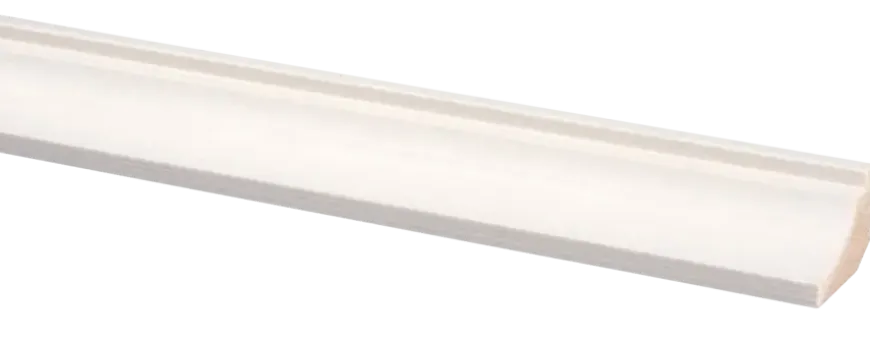 Hollat grenen wit gegrond 21 x 32 mm 270 cm