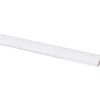 Hollat MDF 13x13 mm wit gegrond lengte 260 cm
