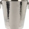Geen Home & Styling champagne/wijnkoeler RVS Ø 20 cm