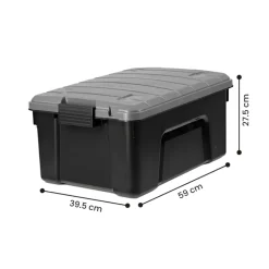 Iris New Sia opbergbox grijs kunststof 40 L