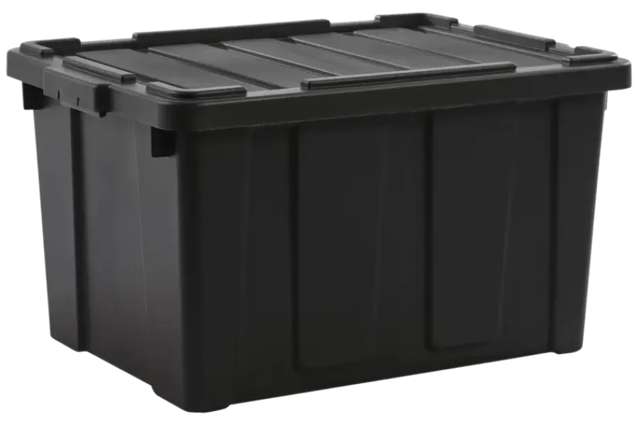 Iris Powerbox Opbergbox - 68L - 100% Recycled Kunststof - Zwart