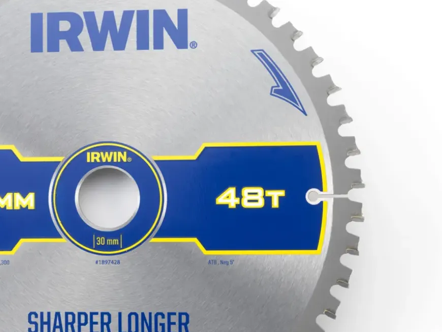 Irwin afkortzaagblad 48T voor hout / laminaat / MDF- 254 x 30 mm
