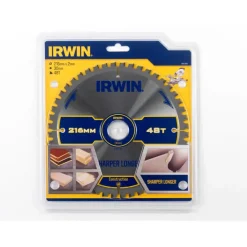 Irwin afkortzaagblad 48T voor hout / laminaat / MDF- 216 x 30 mm