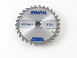Irwin cirkelzaagblad Ø160 mm met asgat 20mm, vertanding 30T