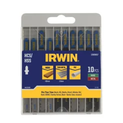 Irwin decoupeerzaagbladenset T-aansluiting voor hout en metaal - 10-delig
