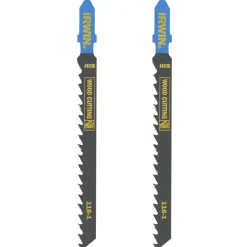 Irwin decoupeerzaagblad grof T-aansluiting voor hout - 2 stuks